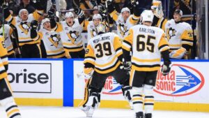 Penguin's Round Alex Nedeljkovice NHL History Subemisans Makes two boot games