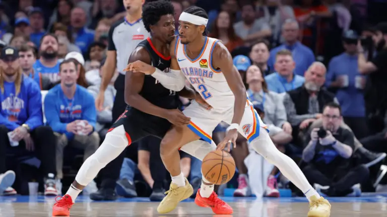 Thunder's Shai Gilgeous-Alexander bolsters MVP case with fourth 50-point game of season in win over Rockets