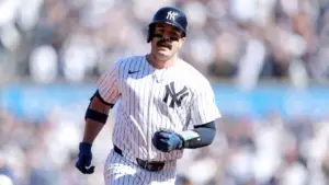 WATCH: Catcher Austin Wells makes Yankees history with leadoff home run on 2025 Opening Day
