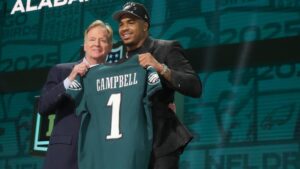2025 NFL Draft Round 1 steals: Jihaad Campbell landing with Eagles, Colts scooping up Tyler Warren, more