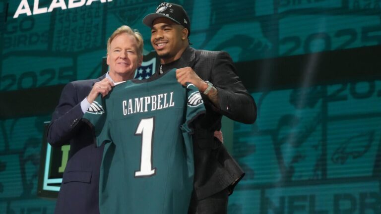 2025 NFL Draft Round 1 steals: Jihaad Campbell landing with Eagles, Colts scooping up Tyler Warren, more