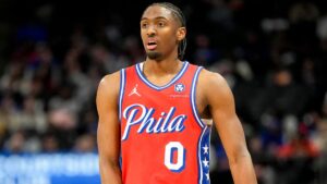 76ers announce Tyrese Maxey is out for the season five weeks after star guard's last game