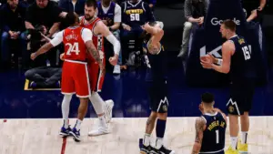 Aaron Gordon's missed wide-open dunk highlights Nuggets' parade of miscues in narrow Game 2 loss to Clippers