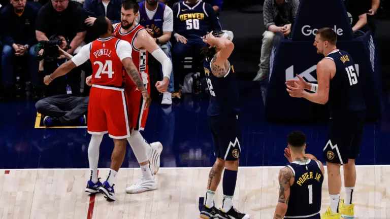 Aaron Gordon's missed wide-open dunk highlights Nuggets' parade of miscues in narrow Game 2 loss to Clippers