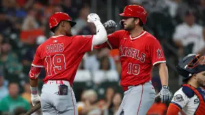 Angels let offense do the talking all the way to surprising trip to first place in American League West