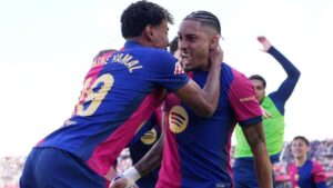 Barcelona produce wild comeback vs. Celta Vigo to keep distance over Real Madrid in La Liga title chase