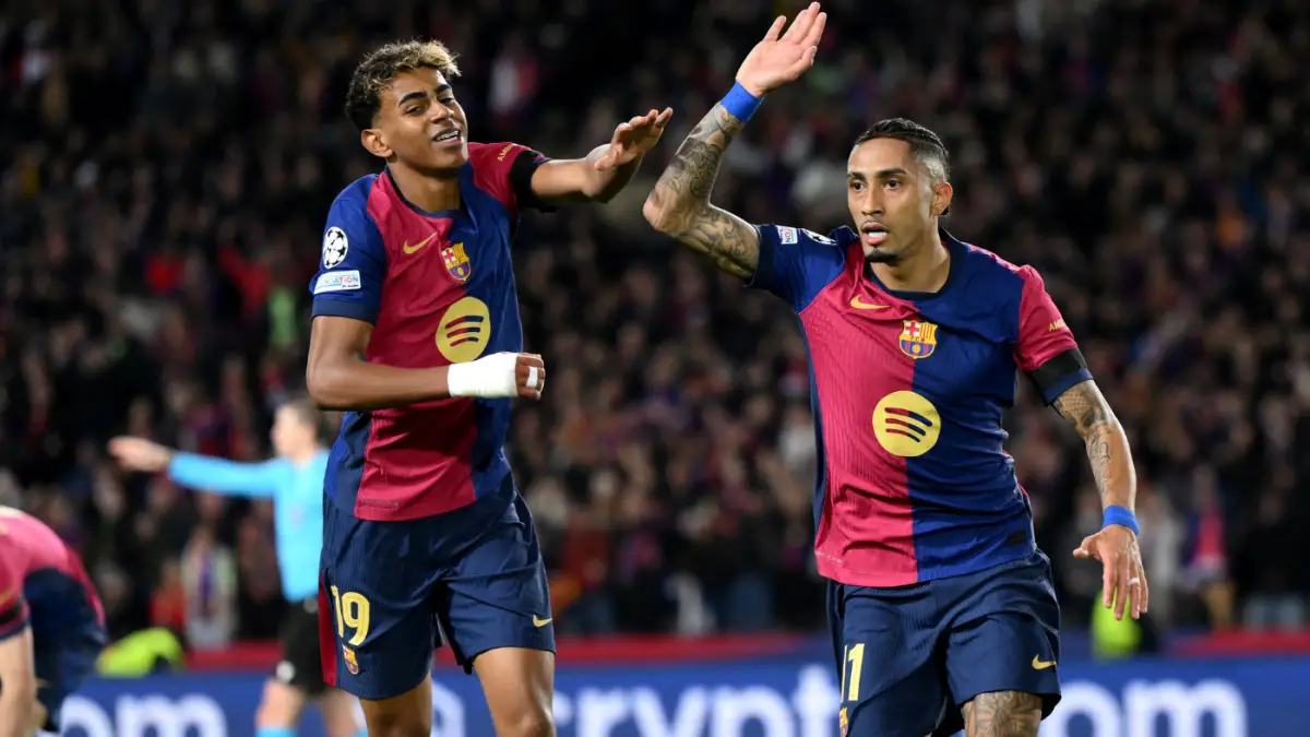 Barcelona vs. Borussia Dortmund lineups, starting XIs: Gavi misses out, Inigo Martinez starts in defense, more