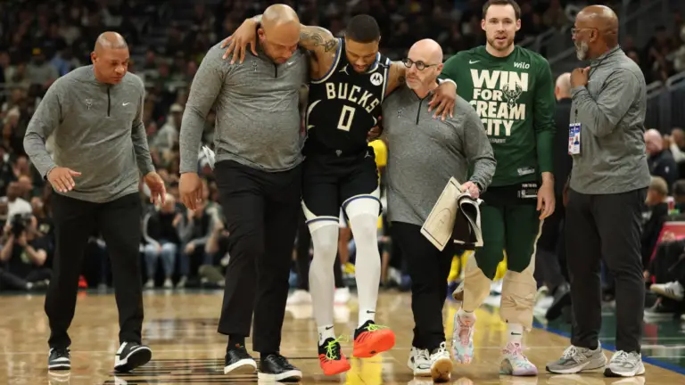 Damian Lillard injury update: Bucks star diagnosed with torn left Achilles tendon suffered during playoff game