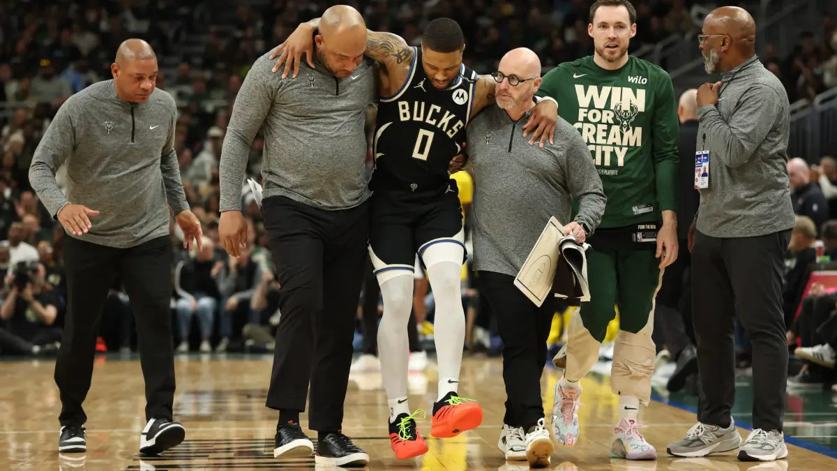 Damian Lillard injury update: Bucks star diagnosed with torn left Achilles tendon suffered during playoff game