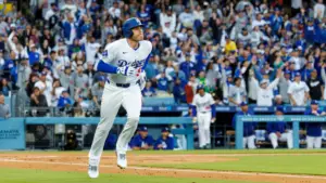 Dodgers' Freddie Freeman aggravates surgically repaired ankle in shower 'mishap,' considered day to day