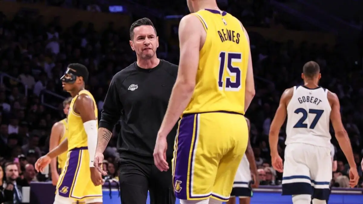 Lakers' LeBron James shrugs off JJ Redick's profane outburst: 'We know JJ's gonna spazz out from time to time'