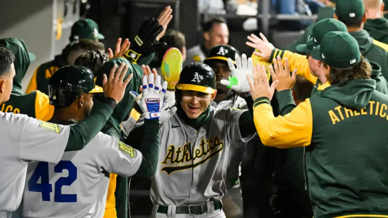 MLB home run leader Tyler Soderstrom presents rare bright spot for Athletics -- and a bit of a problem