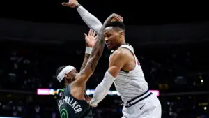 Russell Westbrook spoils Nikola Jokic's 61-point masterpiece with two late-game gaffes