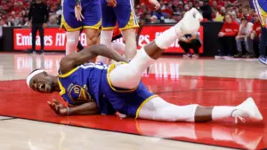 The Warriors are in a street fight with the Rockets, and Jimmy Butler's injury might have them on the ropes