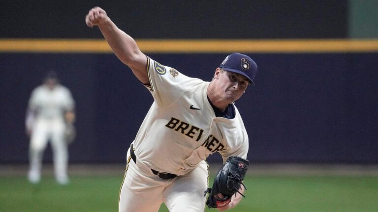 Today's best MLB pitcher strikeout props: Back Brewers starter against Giants at plus odds