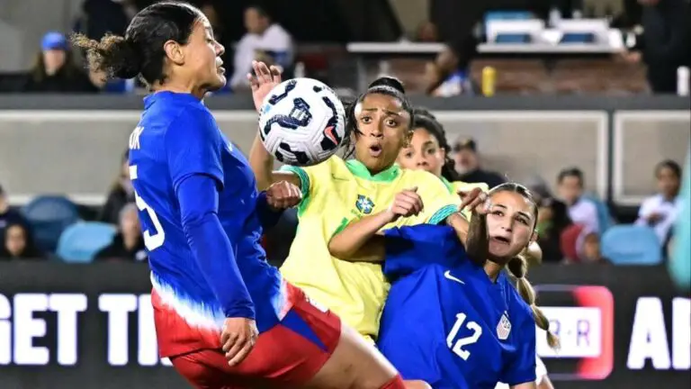 USWNT score within first minute in Brazil friendly, still lose after conceding goal in 95th-minute