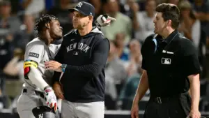 Yankees' Jazz Chisholm suspended one game after he blasted umpire on social media following ejection