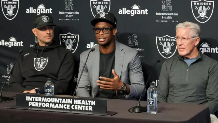 Geno Smith hopes to learn from Raiders minority owner Tom Brady: I want to soak up as much knowledge as I can
