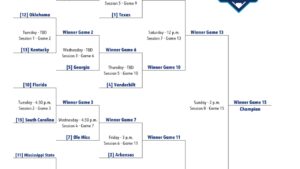 2025 SEC baseball tournament: Bracket, schedule, scores
