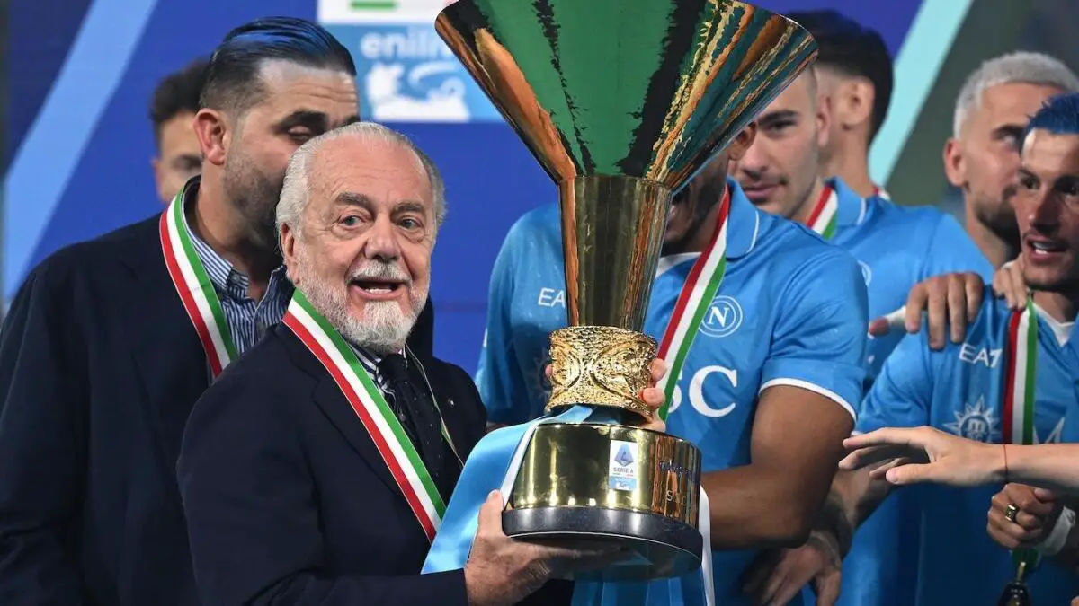 Could Antonio Conte leave Napoli after one season? Aurelio De Laurentiis weighs in during Serie A celebration