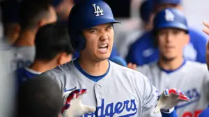Dodgers' Shohei Ohtani becomes first MLB hitter to reach 20 home runs in 2025, on pace for nearly 60