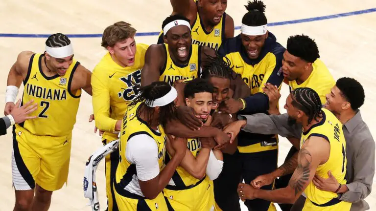 Greatest shot of Tyrese Haliburton's life and best game of Aaron Nesmith's career stoke Pacers-Knicks rivalry