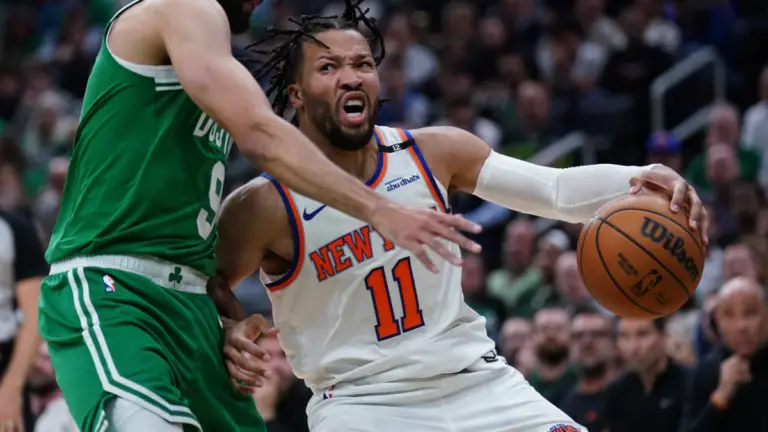 Knicks' Jalen Brunson in elite clutch playoff company after devastating Celtics again in Game 2