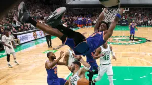 Knicks, Nuggets pull off shocking Game 1 rallies; UEFA Champions League preview; NHL predictions