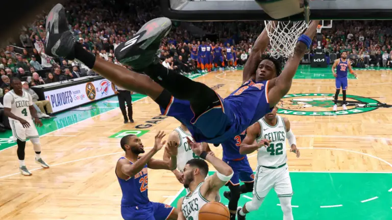 Knicks, Nuggets pull off shocking Game 1 rallies; UEFA Champions League preview; NHL predictions