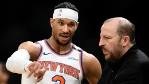 Knicks make starting lineup change as Tom Thibodeau goes with Mitchell Robinson over Josh Hart in Game 3