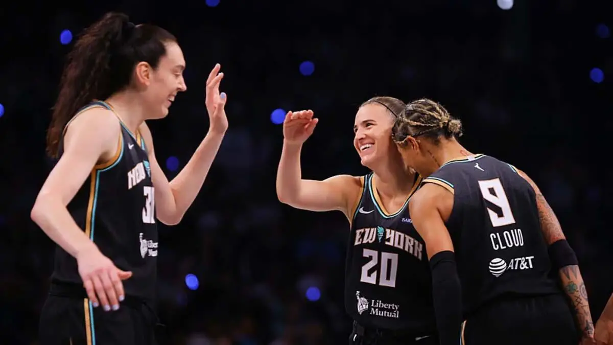Liberty's Sabrina Ionescu jokingly compares Breanna Stewart to NBA MVP Shai Gilgeous-Alexander