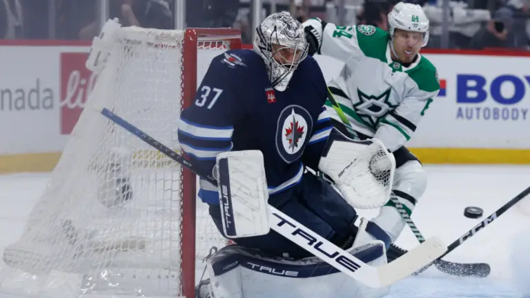 NHL Playoffs 2025: Connor Hellebuyck records second shutout of series, highlights 3 Stars of the Night