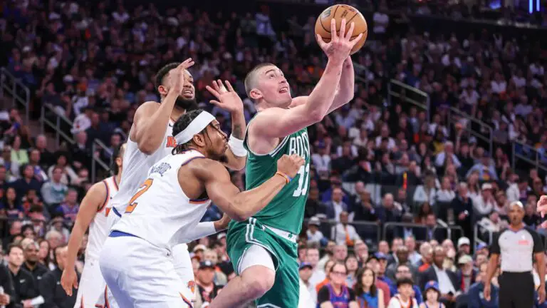 Payton Pritchard steps up for Celtics in Game 3 win vs. Knicks, and it goes far beyond his 3-point shooting