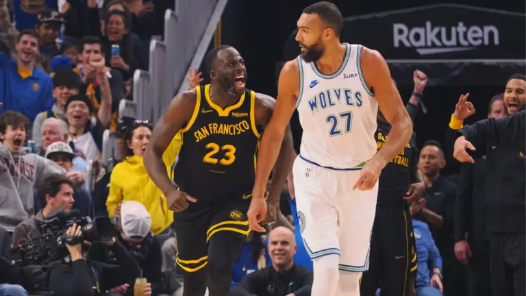 Warriors stars all have history with Wolves: Draymond vs. Rudy, Steph on draft night, Jimmy's infamous ending