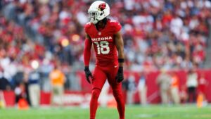 Larry Fitzgerald praises Marvin Harrison Jr: 'I saw a guy who made a lot of plays'