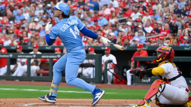 Jac Caglianone debut: Slugging Royals rookie shows promise despite going hitless in first MLB appearance