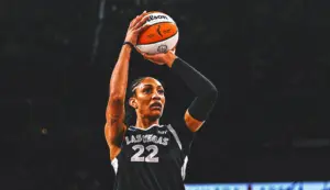 A'ja Wilson Scores Game-High 34 Points for Aces in 104-102 Win Over Valkyries