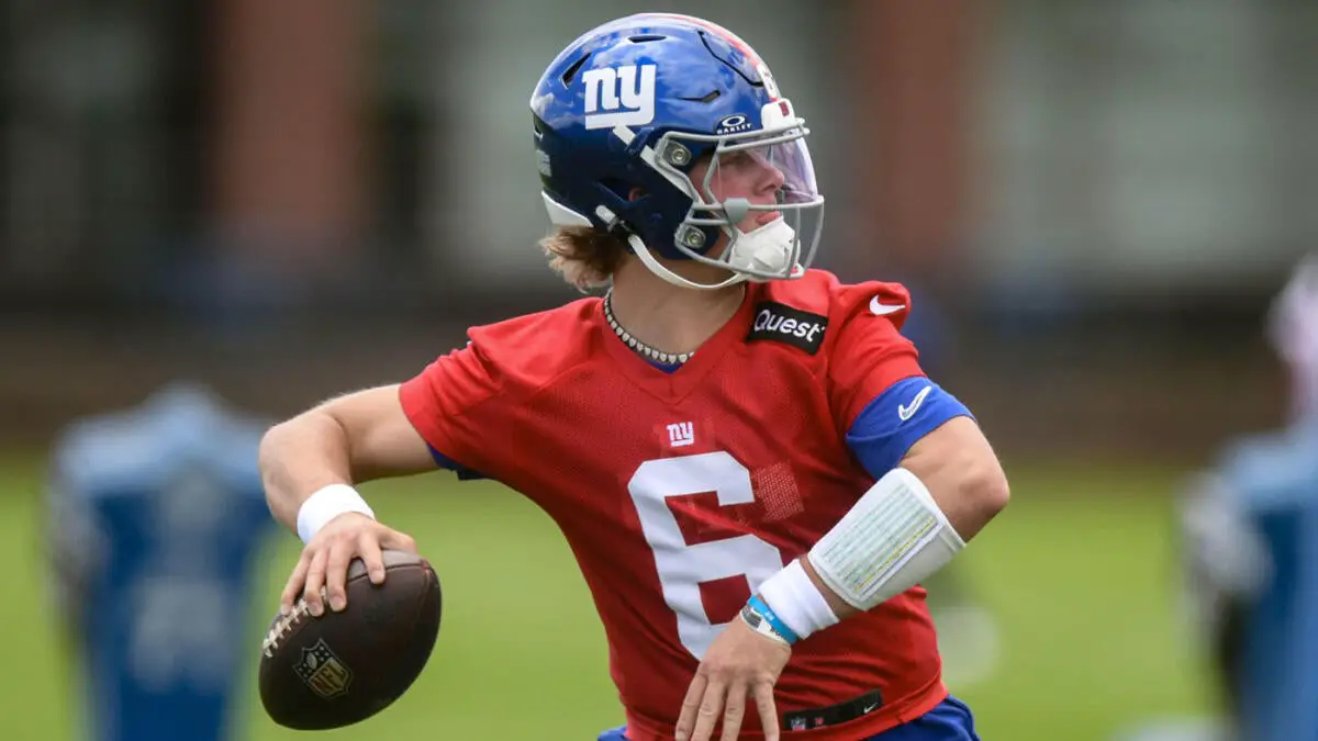Jaxson Dart explains how Giants QB room plans to be 'aggressive' not 'reckless'